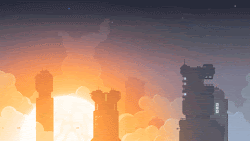 Red Skies - Sci-Fi Pixel Art Animation