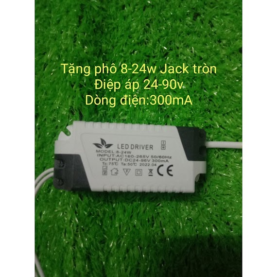 Tăng Phô Đèn Led, Tăng Phô 8 - 24W Dùng Thay Thế Cho Đèn Led Âm Trần, Ốp Trần