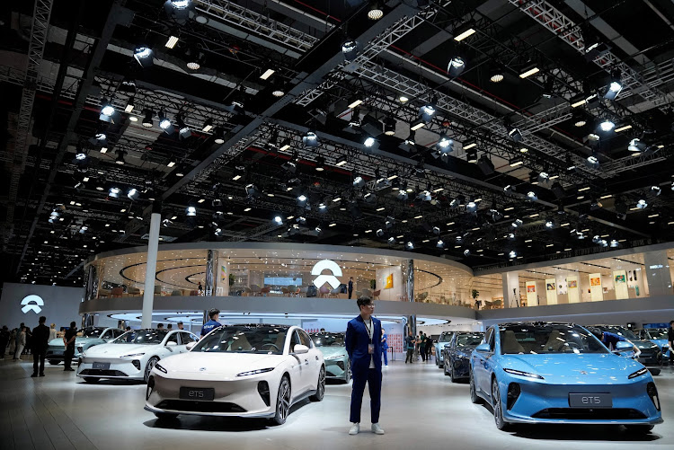 Visitors attend the Auto Shanghai show in April 2023. PICTURE: Reuters