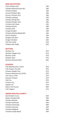 Bangalore Biryani Junction menu 3