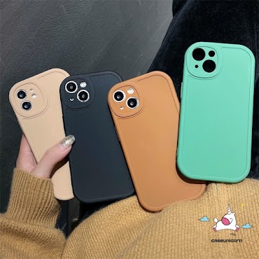 Ốp Điện Thoại Tpu Mềm Màu Trơn Cho Iphone 7Plus 11 13 12 14 Pro Max Xr X Xs Max 7 8 Plus 7Plus 14 Plus 14Pro Max Se