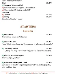Culinaria menu 1
