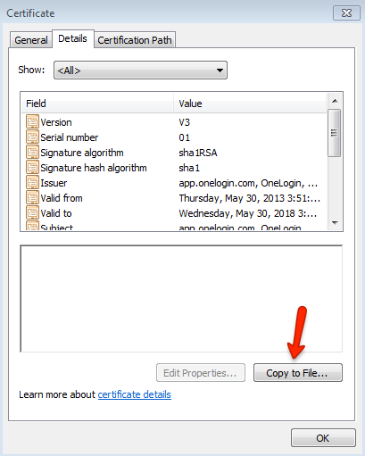  Download OneLogin Certificate