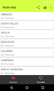 Radios de Italia en Internet - náhled
