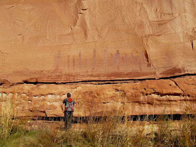 Chris below the Harvest Scene