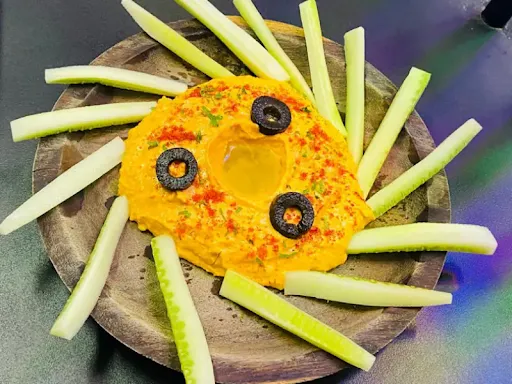 Cheakpeas Peri Peri Hummus With Cucumber