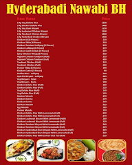 Hyderabad Biryani House menu 1