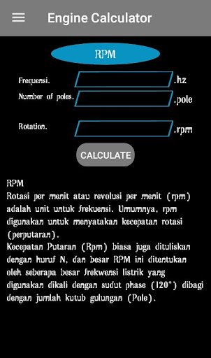 Engine Calculator