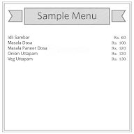 Raman Dosawala menu 1