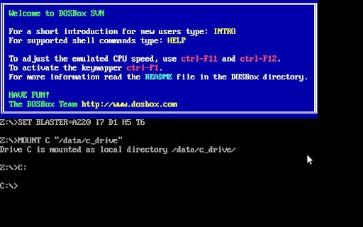 DOSBox for Google Chrome™