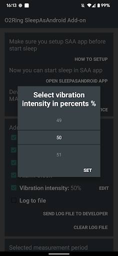 Screenshot Sleep Viatom O2Ring Advanced