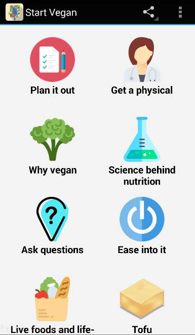 Start Vegan Screen 3