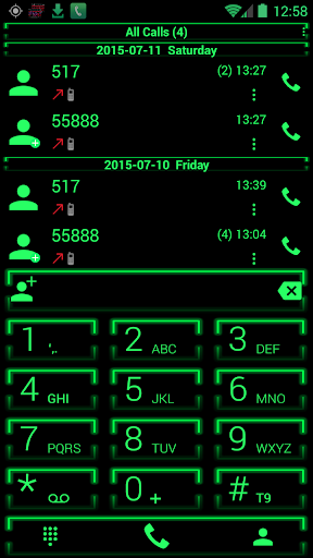 Theme x RocketDial Neon Green