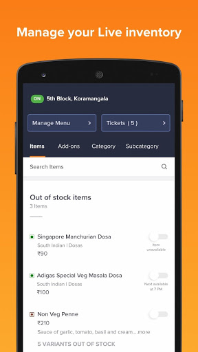 Screenshot Swiggy Partner App