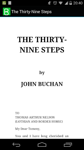 The Thirty-Nine Steps