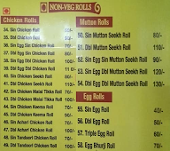 Roll Express menu 1