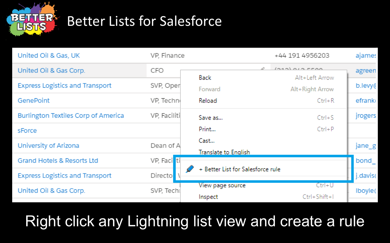 Better Lists for Salesforce® Preview image 3