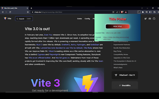 Title Picker