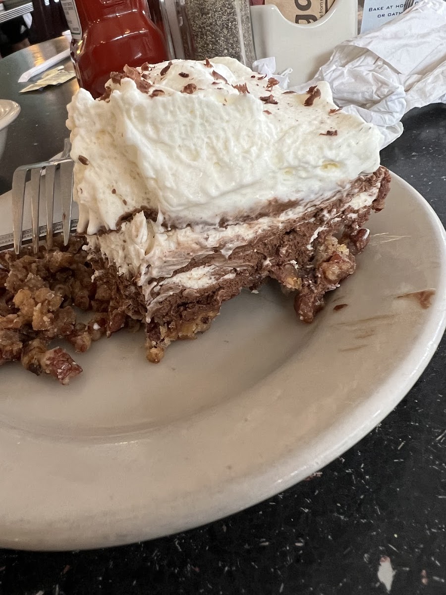 Chocolate Cream Pie with Pecan crust