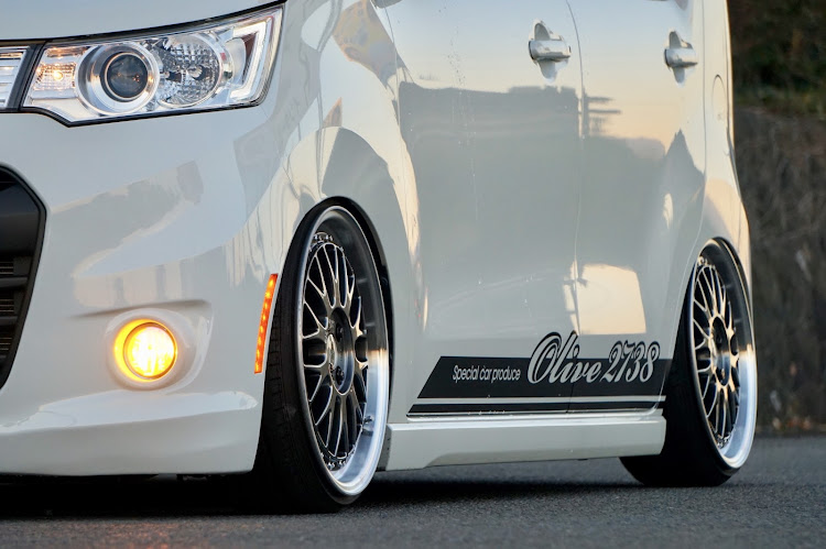 ワゴンRスティングレーのMH34S・BBS・BBS LM・ルッチーニに関するカスタム事例の投稿画像2枚目