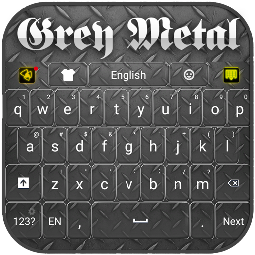 Grey Metal Keyboard