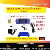 [Hàng Sẵn] Máy Chơi Game Cầm Tay Rs - 80 Với 280 Trò Chơi - Tặng Kèm Thẻ Chơi Game 20 In 1