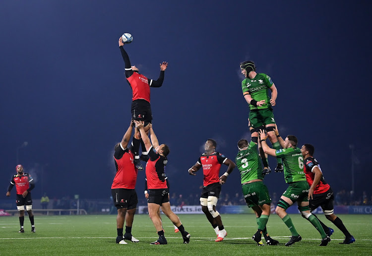 Much of the Lions' woes in their defeat to Connacht started in the line-out. Here they bag a rare one in their URC match in Galway.