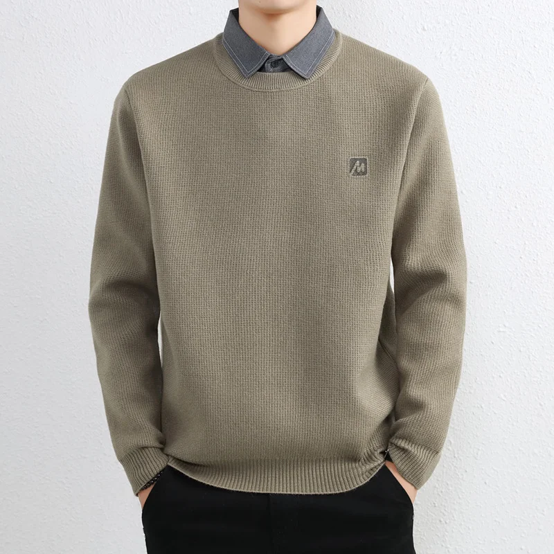 Sweats Simples Faux Deux Pièces pour Hommes