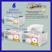 Khăn Giấy Khô/Rút Đa Năng Cho Bé Mini Bear 4 Lơp 13*18Cm*300Tờ/1Gói Trẻ Em Bé Sơ Sinh