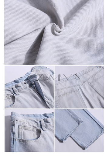 Title 3, Womens High Waisted Loose Draped Wide Leg Jean...