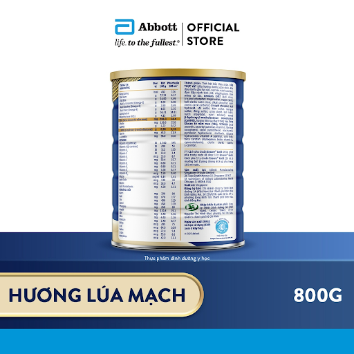 Sữa bột Ensure Gold Abbott hương Lúa mạch 800g