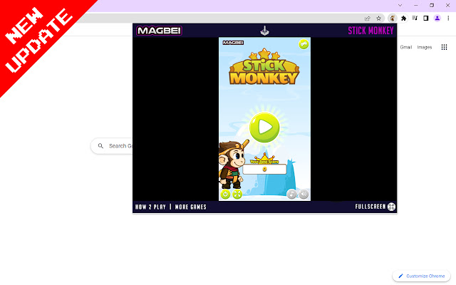 Stick Monkey Game - Runs Offline chrome extension