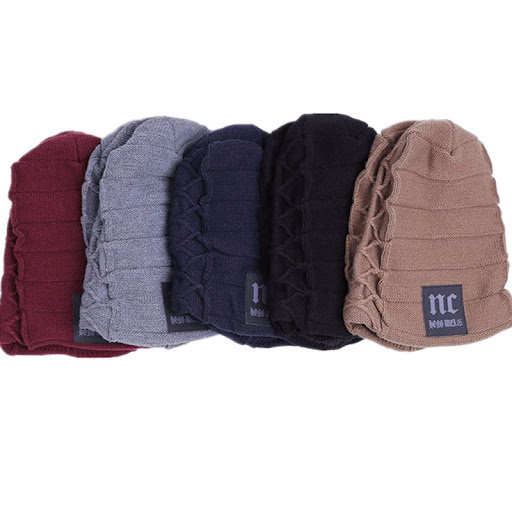 Title 8, New Cloth Label Mens Knitted Hat Autumn And Wi...