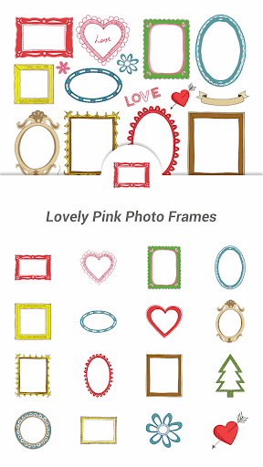 Lovely Pink Photo Frames