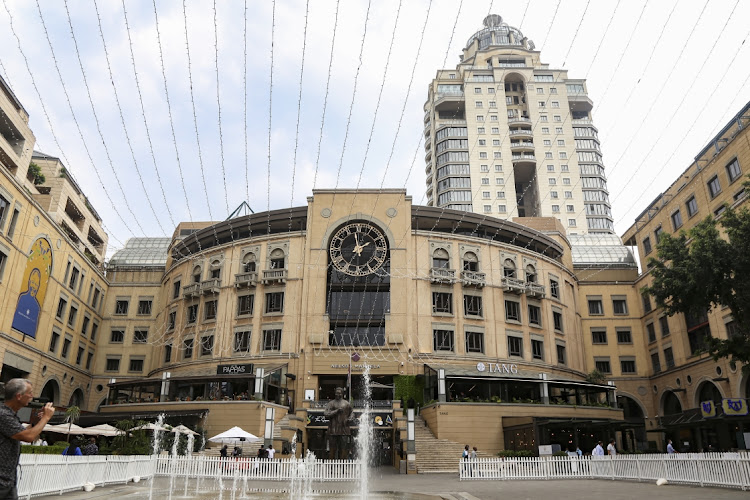 Nelson Mandela Square in Sandton. The US embassy issued a warning about a possible terrorist attack in the area. File photo.