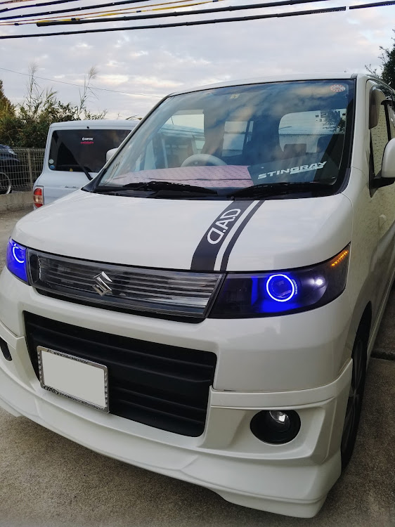 ワゴンRスティングレーのブラックアウト・COBイカリング・バンパー外し・リアもね♪に関するカスタム事例の投稿画像4枚目