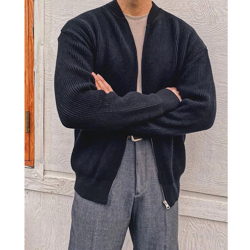 Title 6, Autumn Winter New Pure Color Knit Cardigan Coat...