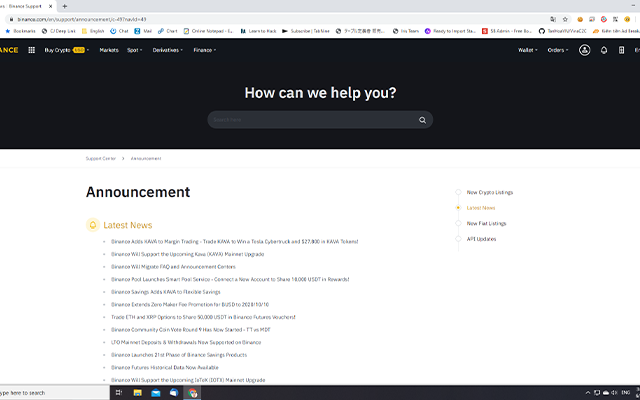 Binance News Notification Preview image 2