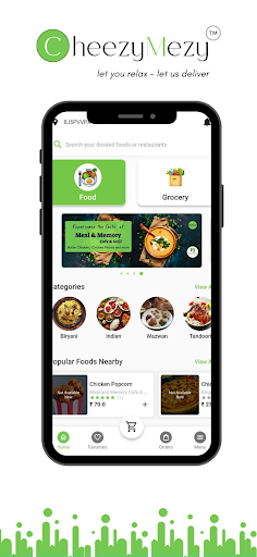 Screenshot CheezyMezy - Food & Grocery