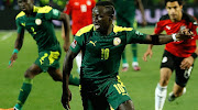 Sadio Mane of Senegal on the attack during the Qatar 2022 FIFA World Cup qualifier between Egypt and Senegal held at the Cairo International Stadium in Cairo, Egypt on 25 March 2022.