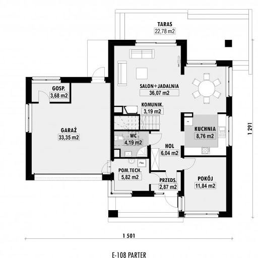 E-108 - Rzut parteru