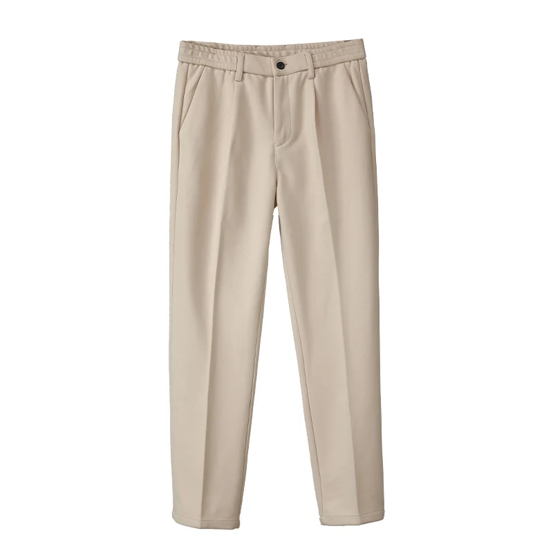 Calças masculinas de tornozelo grossas e forradas com lã. Conforto e calor excepcionais para o inverno. Perfeitas para climas frios.
