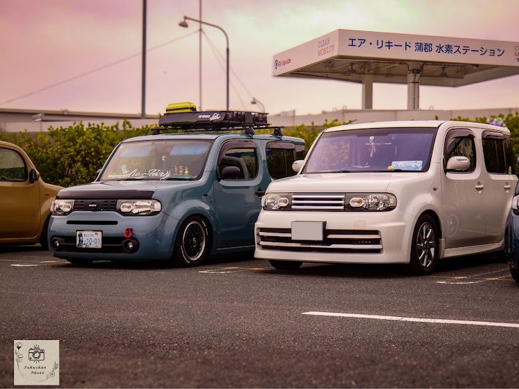 キューブのいつもイイネ&コメントありがとうございます🙇‍♂️・キューブ全オフ2024・キューブしか勝たん・鰻が200円！？・食べすぎて眠かった日に関するカスタム事例の投稿画像2枚目