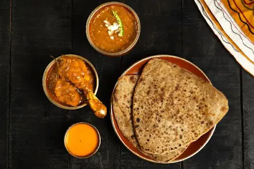 Sattu Paratha With Chicken Combo