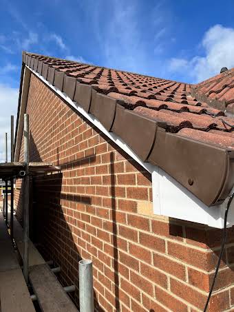 Gable end including dry verge system  album cover