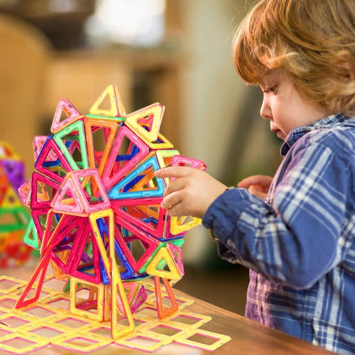 Title 3, Smart Piece Magnetic Building Blocks Variety To...