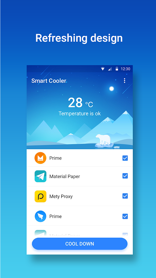   Smart Cooler - Phone Cooler & CPU Temp Controller- 스크린샷 