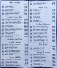 Shalin menu 1