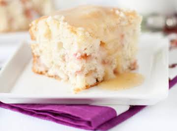 Rhubarb Streusel Cake