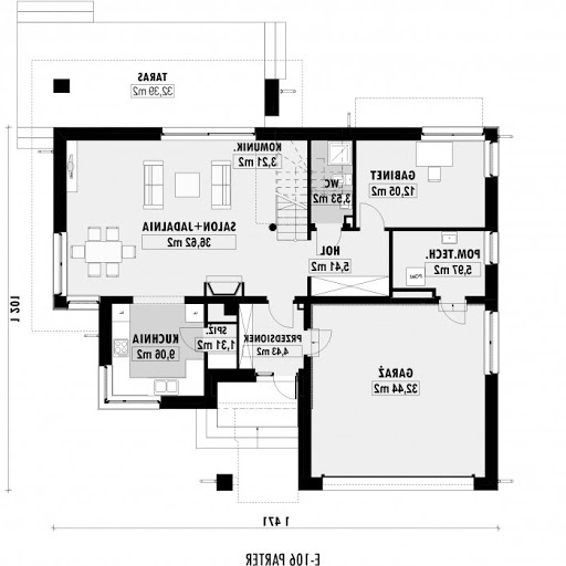 E-106 - Rzut parteru